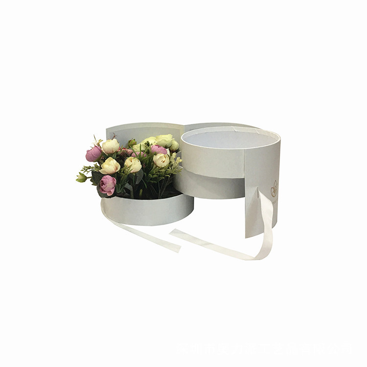 Caja Regalo Giratoria Redonda de 3 Niveles con Ventana de PVC | EN STOCK | Para Flores y Regalos | Venta por Mayor