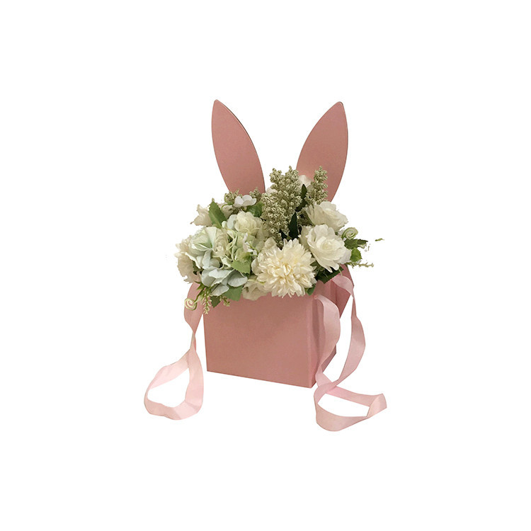 Caja Plegable con Diseño de Conejo para Flores | EN STOCK | Para Mayoristas