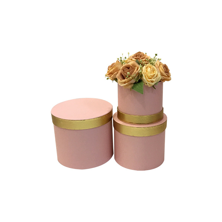 Juego de 3 Cajas Redondas para Flores | Diseño Minimalista | Para Mayoristas