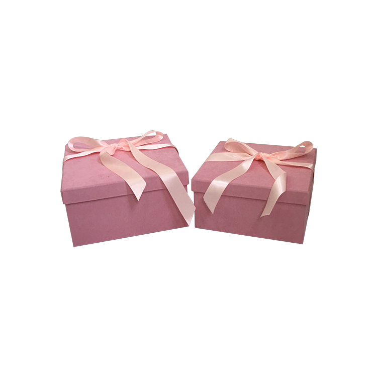 Juego de 2 Cajas Cuadradas de Felpa en Color Sólido | EN STOCK | Para Mayoristas