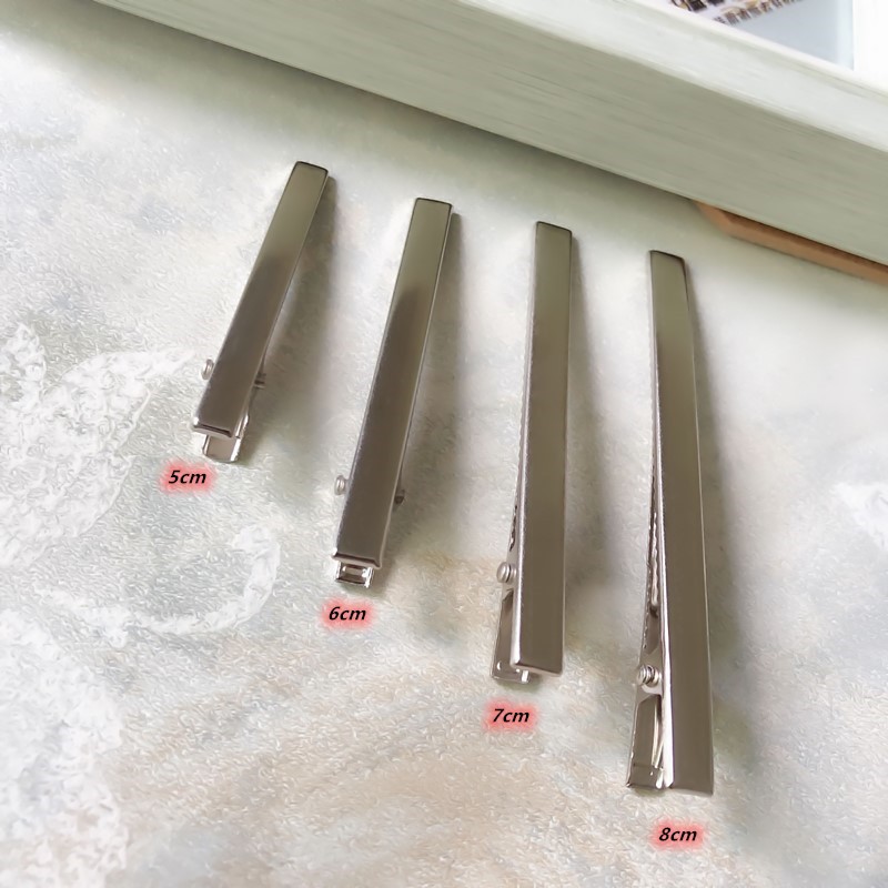 Pinzas de Pato Reforzadas para DIY - Accesorios Metálicos para Cabello con Estilo Minimalista