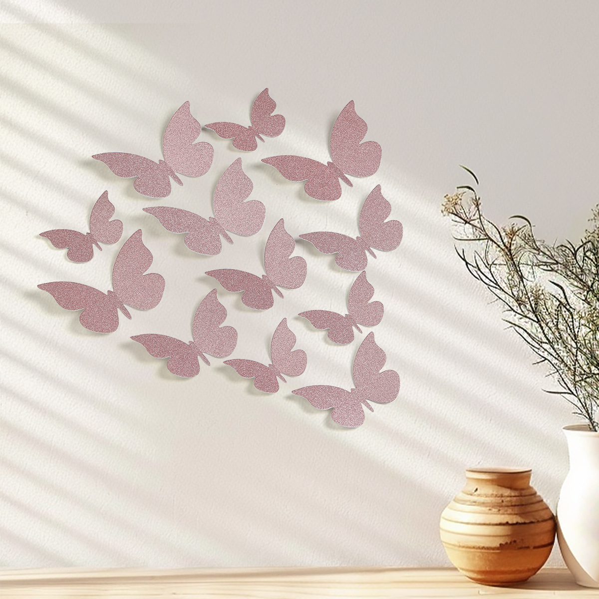 Mariposas Adhesivas Decorativas al Mayoreo - Láminas de Vinil con Corte Laser en Colores Pastel (Macarons) - Para Decoración de Pared, Eventos y Escaparatismo - Mín. 500 pzas