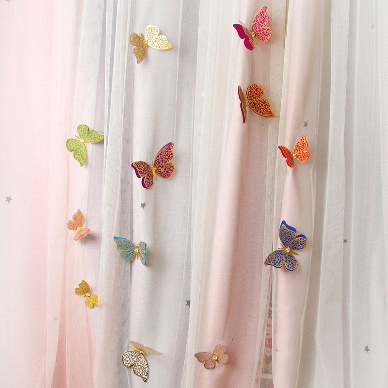 Mariposas 3D para Decoración de Paredes y Cortinas - Adhesivos Creativos para Hogar y Vestidos de Danza - Diseño Artístico para Mayoristas y Eventos