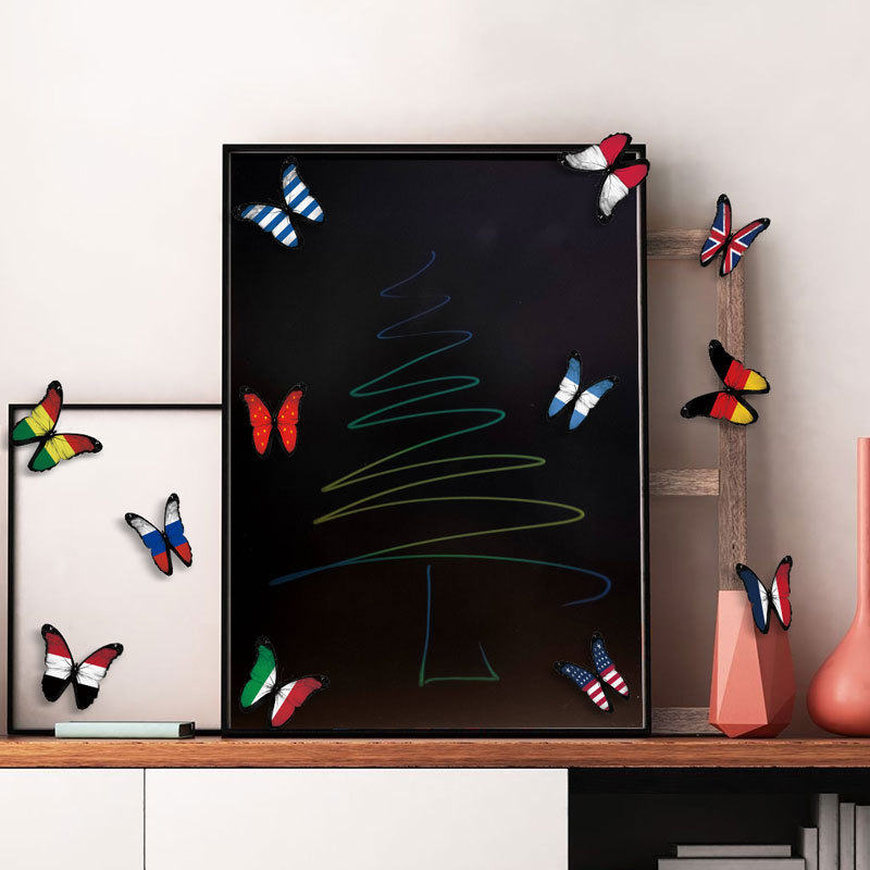 Mariposas Magnéticas 3D de Colores para Nevera y Pared - Adhesivos Creativos para Decoración del Hogar - Ideales para Amazon FBA y Mayoristas