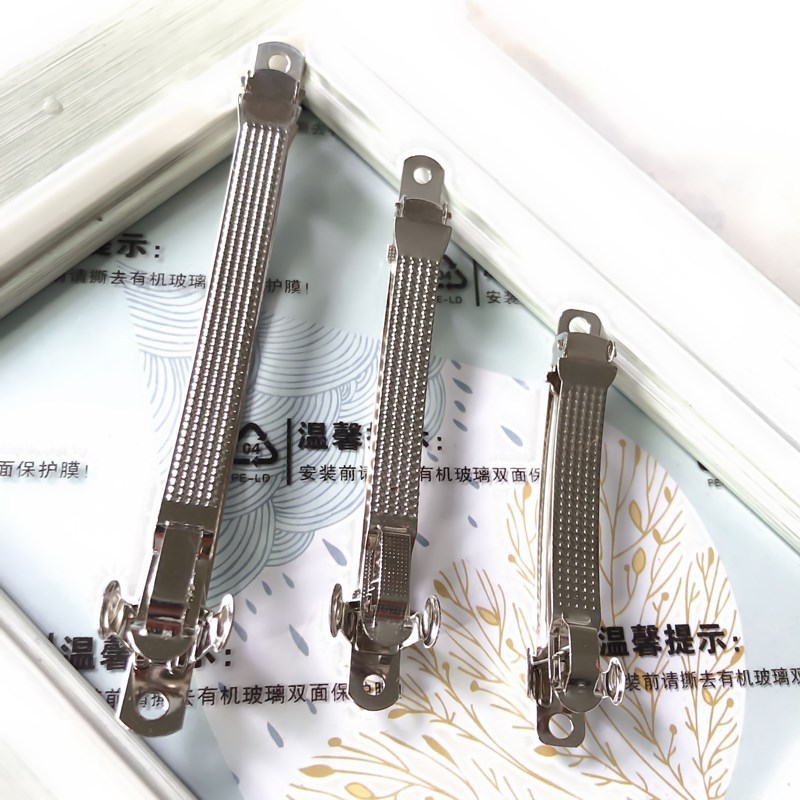 Pinzas de Resorte Profesionales de 3 Láminas - Accesorios para Cabello de Acero Inoxidable