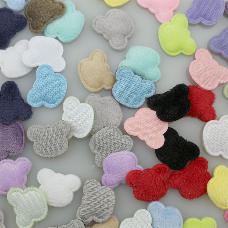 Ositos de Felpa de 2cm - Componentes para Fabricación de Accesorios de Pelo, Ropa, Calzado y Productos para Mascotas - Proveedor Mayorista