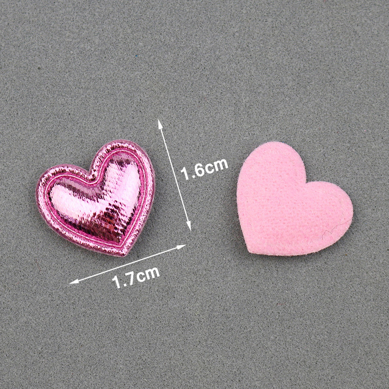 Corazones Brillantes con Estampado para Repostería - Componentes para Decoración de Pasteles, Accesorios Infantiles y Manualidades - Proveedor Mayorista