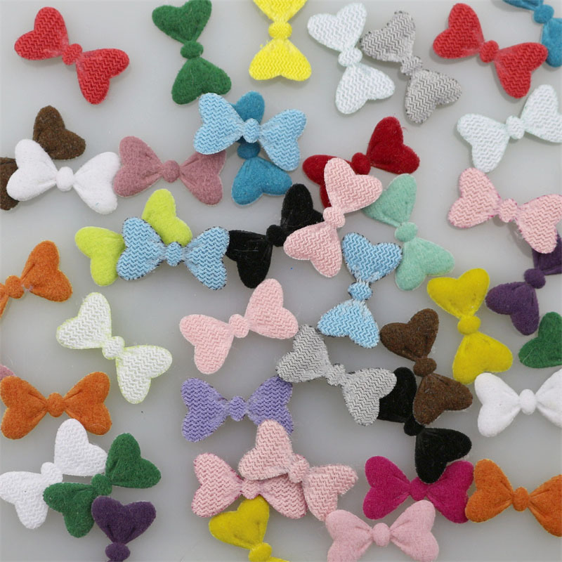 Moños de Tela Aterciopelada de 1.5cm - Componentes de Precisión para Fabricación de Accesorios de Pelo, Ropa, Calzado y Manualidades - Proveedor Mayorista 