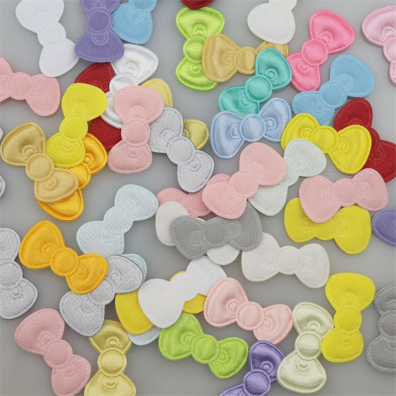 Moños de Satén de 3cm - Componentes para Fabricación de Accesorios de Pelo, Ropa, Juguetes y Corbata - Proveedor Mayorista