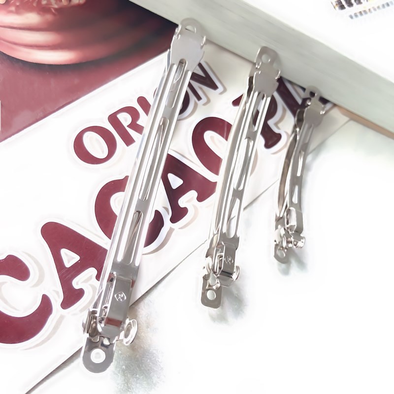 Pinzas de Resorte Coreanas de Acero - Broches Automáticos Minimalistas para Cabello