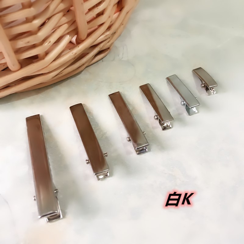 Pinzas de Pato Coreanas Básicas - Broches Rectos para Niños con Esmalte Estándar