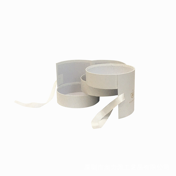 Caja Regalo Giratoria Redonda de 3 Niveles con Ventana de PVC | EN STOCK | Para Flores y Regalos | Venta por Mayor