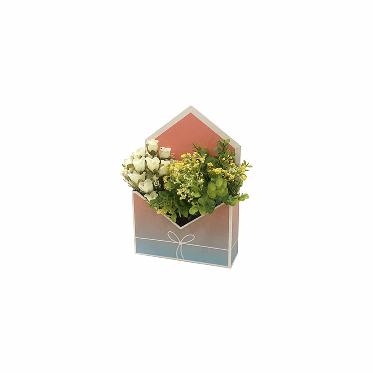 Caja Sobre para Ramos de Flores con Degradado de Color y Asa | EN STOCK | Estilo Moderno