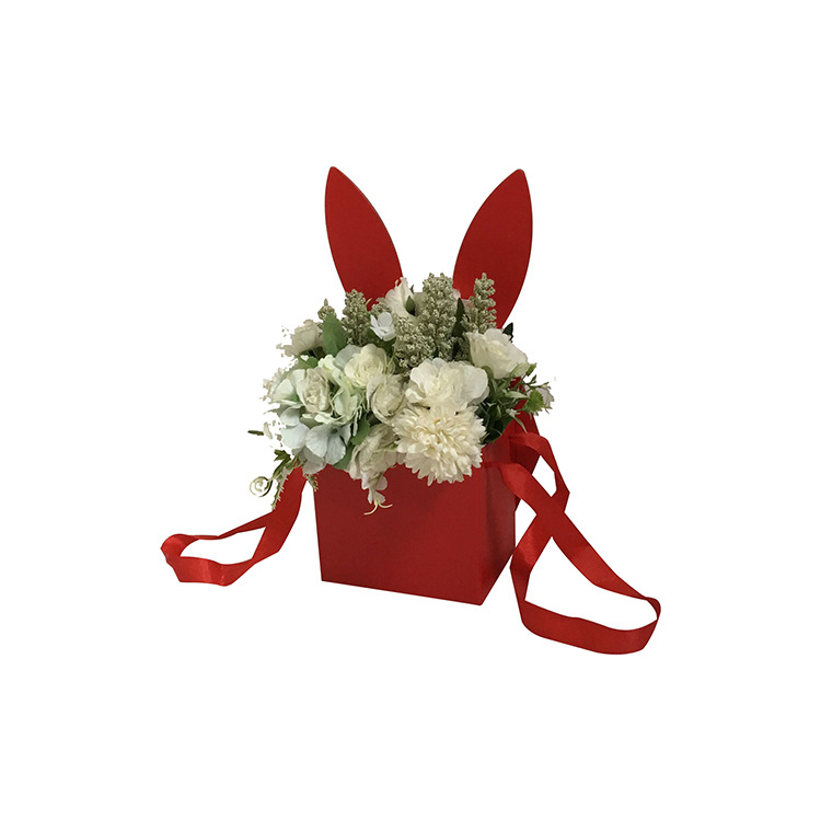 Caja Plegable con Diseño de Conejo para Flores | EN STOCK | Para Mayoristas