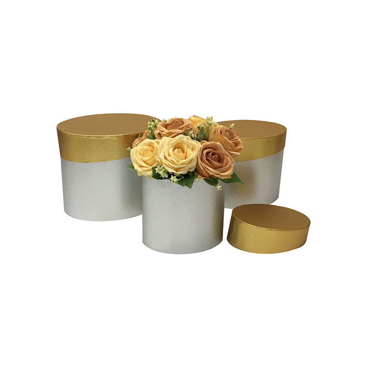 Juego de 3 Cubos Florales con Tapa Irregular Ovalada | Diseño Exclusivo | Para Mayoristas