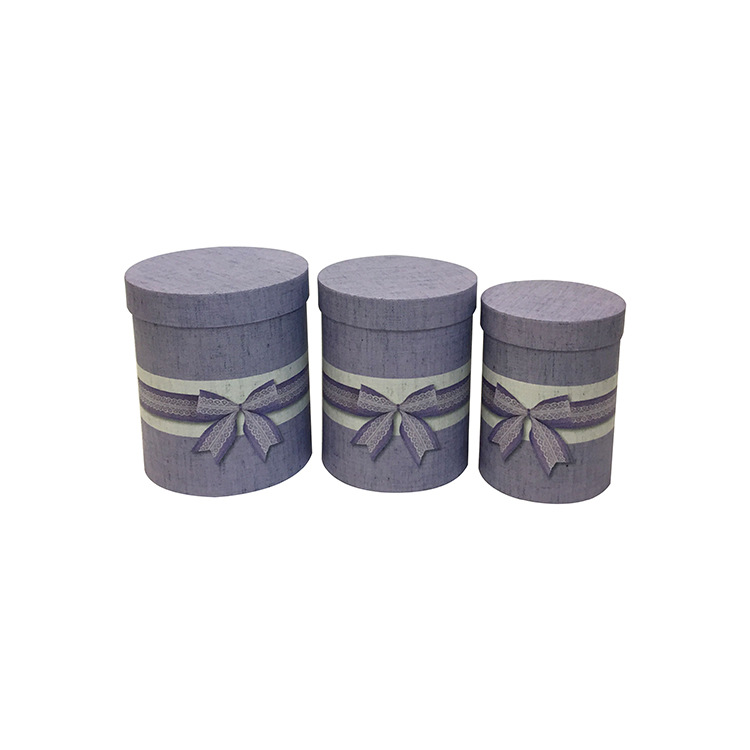 Juego de 3 Cubos Florales con Estampado de Lazo | Diseño Elegante | EN STOCK | Para Mayoristas
