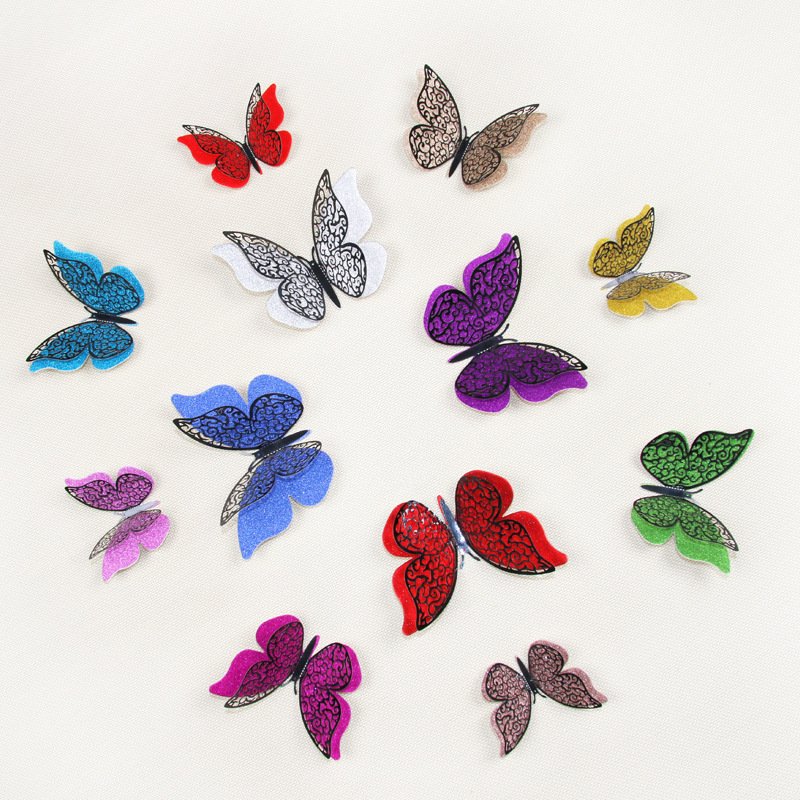 Mariposas de Papel Cortadas Laser 3D para Decoración - Lote para Bodas, Fiestas y Eventos - Diseño Hueco y Elegante - Para Mayoristas y Proveedores de Amazon
