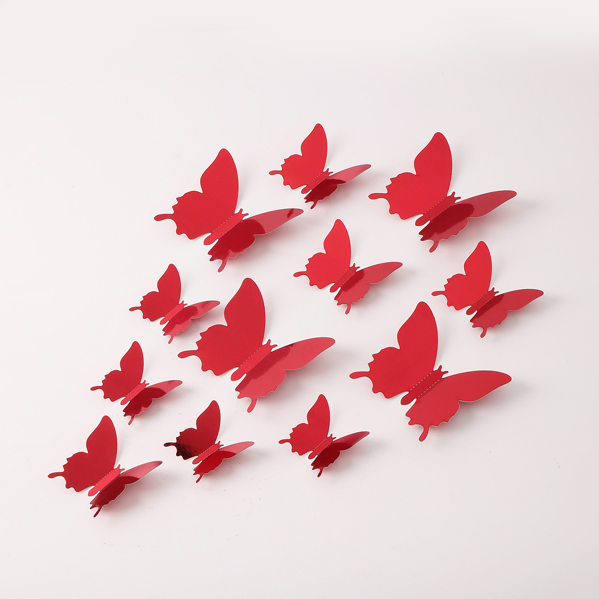 Mariposas 3D Brillantes - Nuevo Diseño Populares para Fiestas - Decoración para Paredes, Escaparates y Fondos de Fotos - Ideales para Eventos y Mayoristas