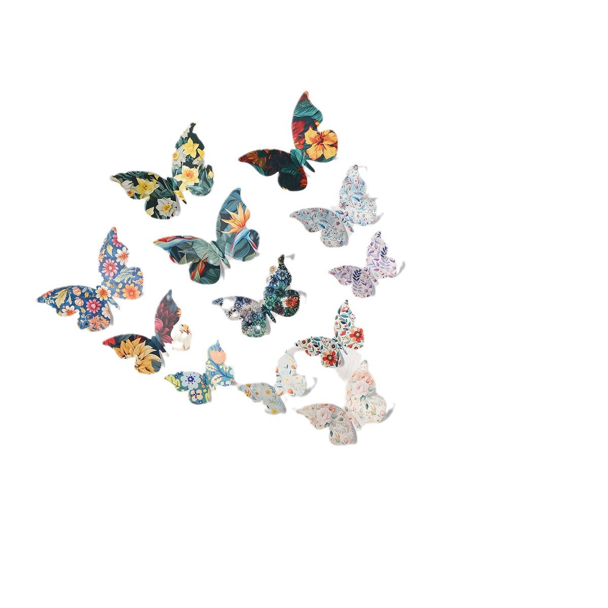 Mariposas 3D de Papel para Fiestas - Decoración de Mesas y Paredes para Ambientación Festiva - Colores Vibrantes para Eventos y Mayoristas - Ideales para Exportación