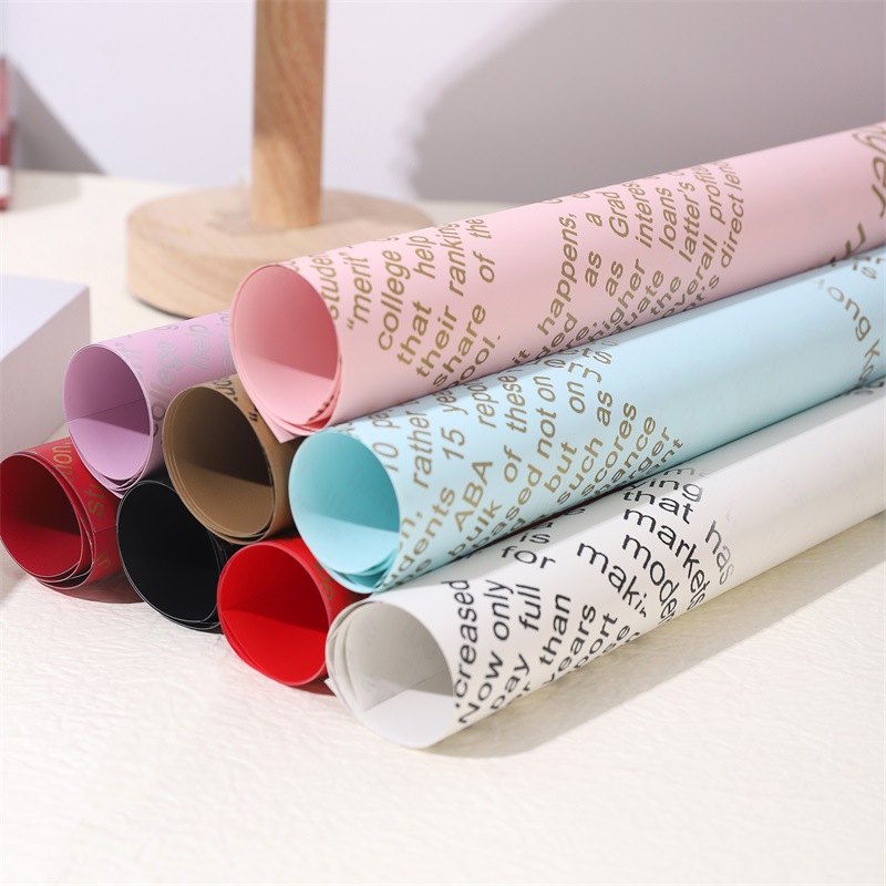 Papel para Rosas de San Valentín Estilo Francés Chic - Suministros para Floristerías y Negocios de Regalos - Venta al por Mayor (Pedido Mínimo Aplicable)