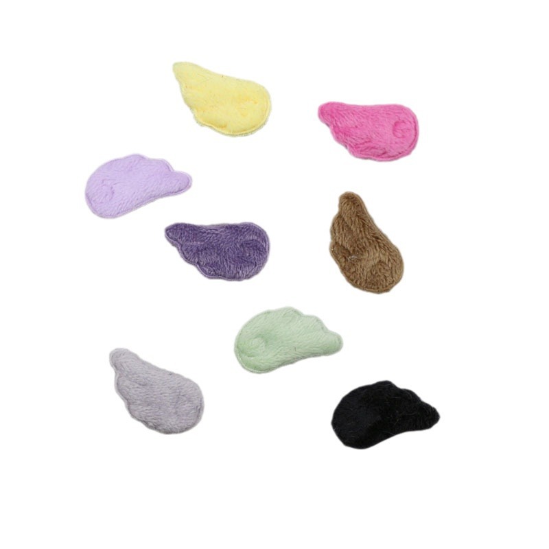 Alas de Felpa Doble Cara de 3cm - Componentes para Fabricación de Accesorios de Pelo, Ropa y Juguetes - Proveedor Mayorista