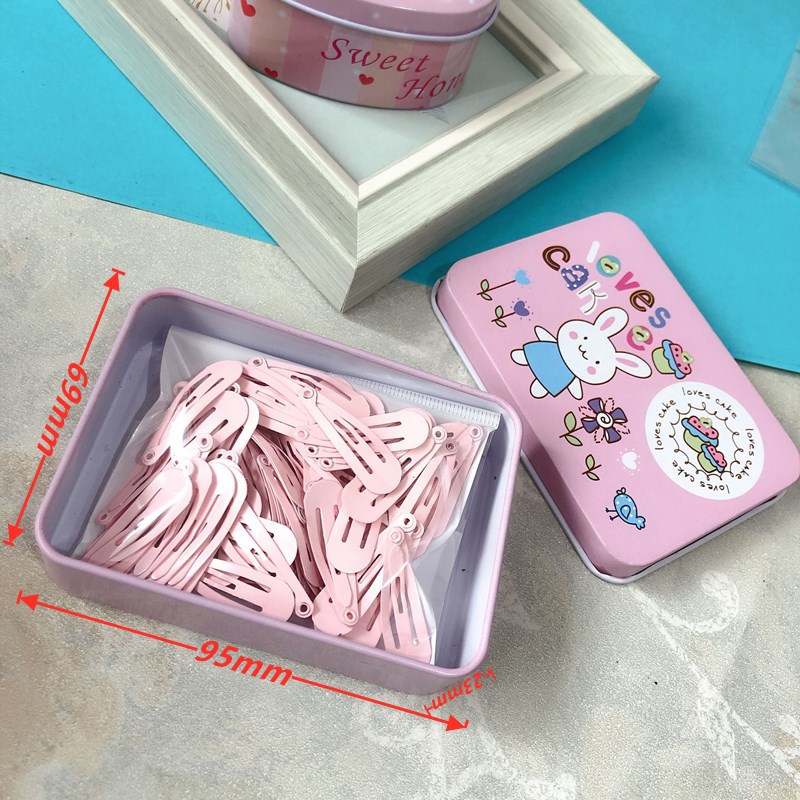 Lote de 100 Broches BB Ecológicos de 3CM - Pinzas en Forma de Lágrima con Esmalte No Tóxico 