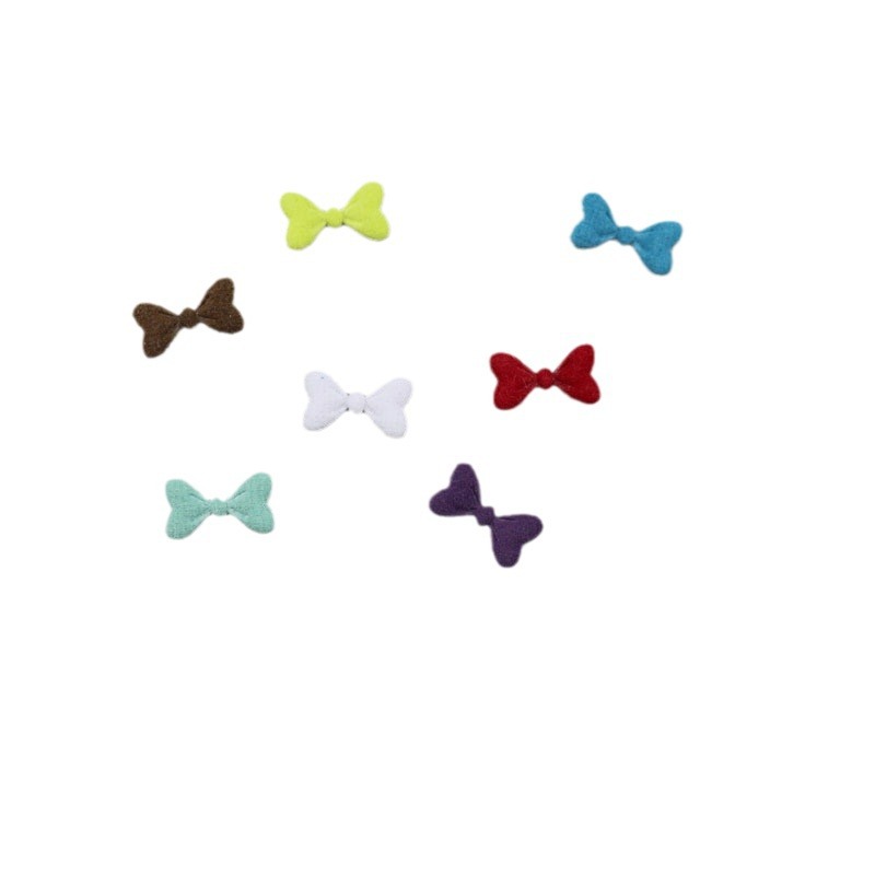 Moños de Tela Aterciopelada de 1.5cm - Componentes de Precisión para Fabricación de Accesorios de Pelo, Ropa, Calzado y Manualidades - Proveedor Mayorista 