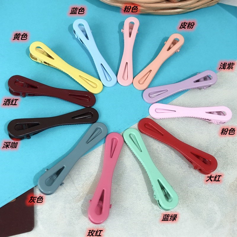 Set Coreano de Pinzas de Pato Premium - Broches para Flequillo con Esmalte de Lujo 