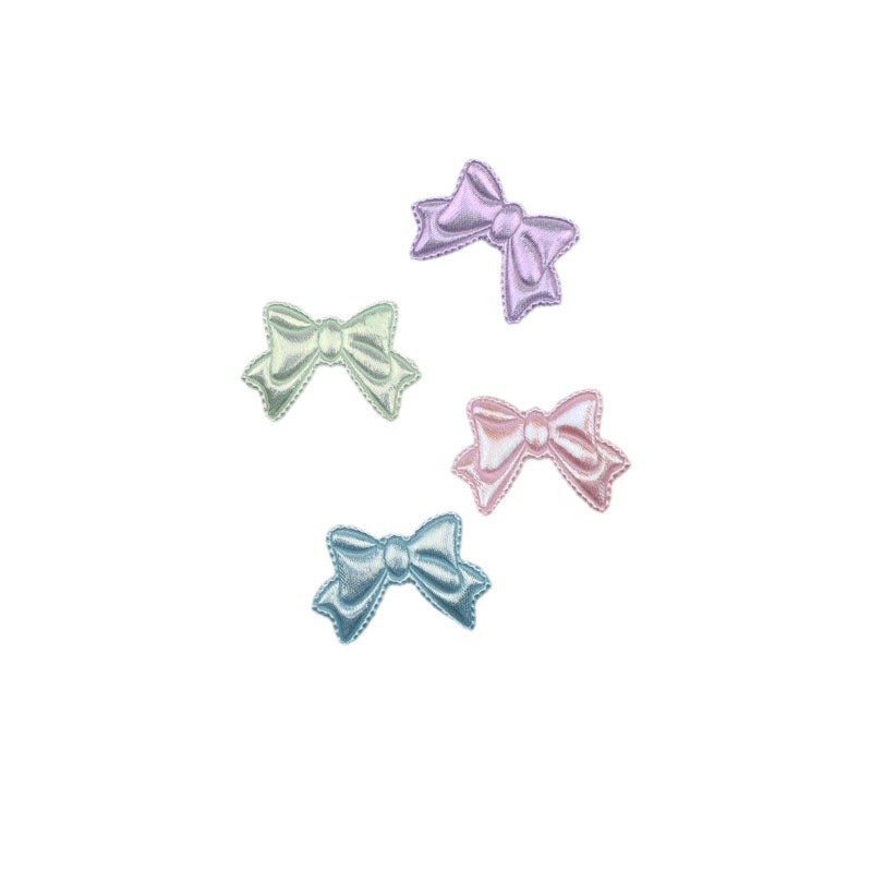 Moños de Tela Nacarada de 3cm - Componentes para Fabricación de Accesorios de Pelo, Ropa, Muñecas, Calzado y Manualidades - Proveedor Mayorista