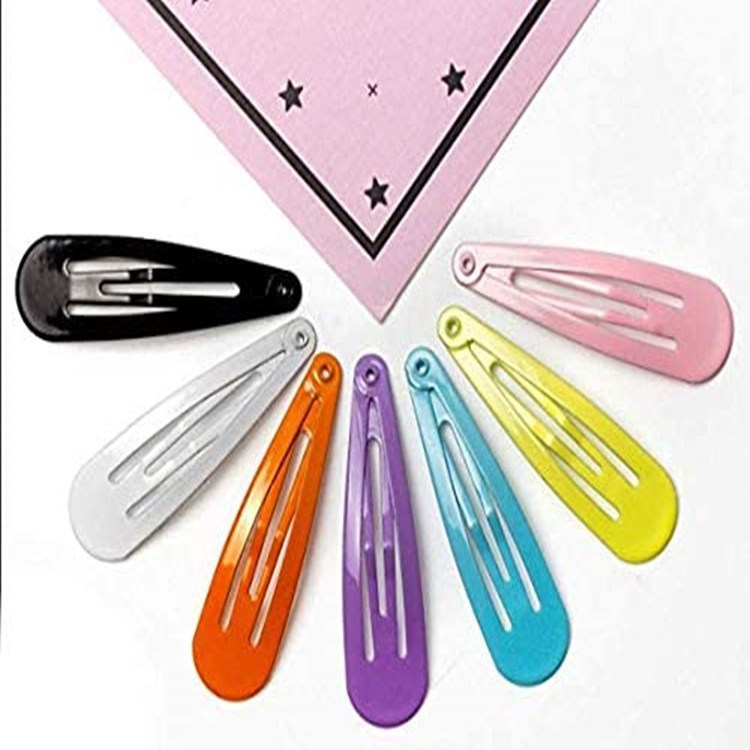 Lata de 12 Broches BB Macaron de 5CM - Pinzas en Forma de Lágrima con Esmalte Premium