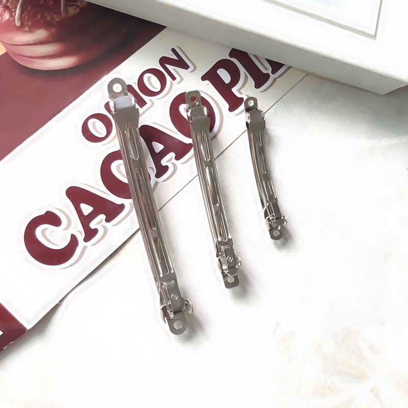 Pinzas de Resorte Coreanas de Acero - Broches Automáticos Minimalistas para Cabello