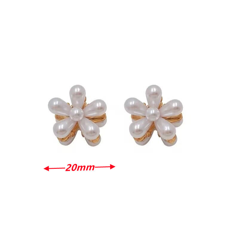 Pinzas Mini de Camelia para Mayoristas - Accesorios para Cabello de Aleación con Diseño Dulce 