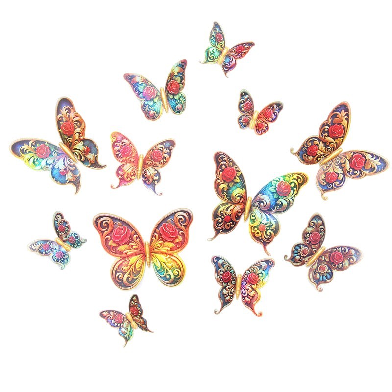 Mariposas Magnéticas 3D Ultra Realistas - Imán Fuerte para Nevera y Superficies Metálicas - Decoración Moderna para Hogar y Oficina - Ideal para Vendedores de Amazon y Mayoreo