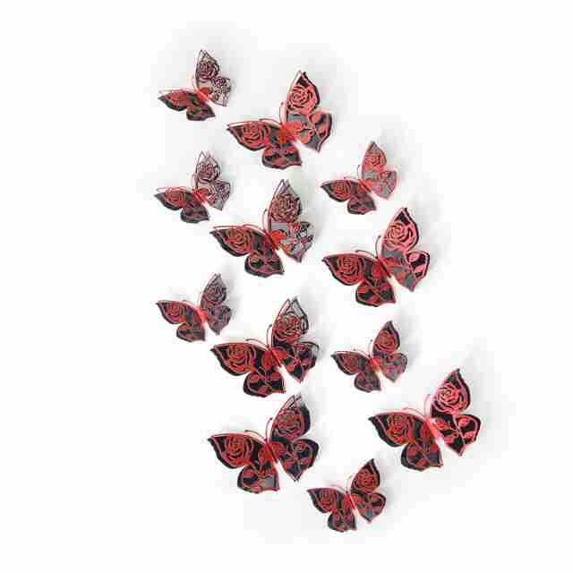 Mariposas 3D de Doble Capa para Fiestas - Decoración Calada de Mesa y Pared para Ambientación - Diseño de Papel para Fondos y Exportación - Set para Mayoristas