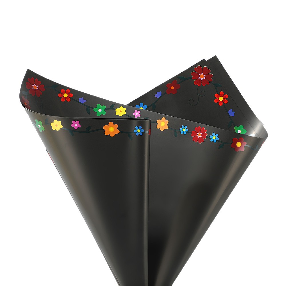 Papel de Estilo Europeo para Envolver Flores - Estampado Multicolor de Pequeñas Flores - Papel Impermeable Extra Grueso - Suministro Exclusivo para Mayoristas Internacionales