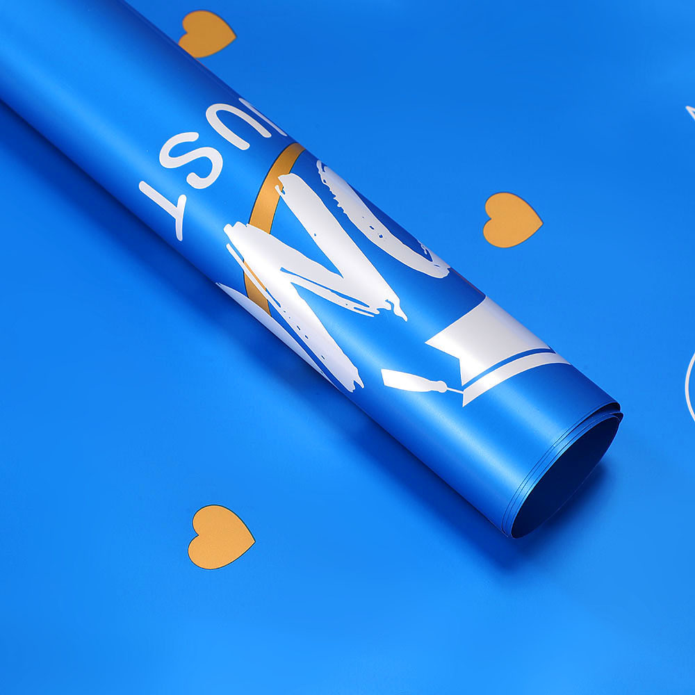 Papel para Flores de Lujo con Diseño Bicolor e Impresión Inglesa - Estilo Europeo Elegante (Tipo Ouya) - Nuevo Diseño 2024 Impermeable - Venta al por Mayor para Floristerías