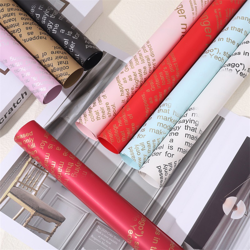 Papel para Rosas de San Valentín Estilo Francés Chic - Suministros para Floristerías y Negocios de Regalos - Venta al por Mayor (Pedido Mínimo Aplicable)