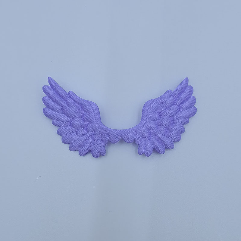 Alas de Ángel de Satén con Estampado por Ultrasonido - Componentes para Decoración de Pasteles, Fabricación de Accesorios, Ropa y Juguetes - Proveedor Mayorista 