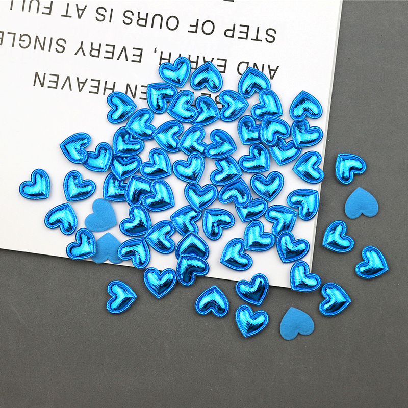 Corazones Brillantes con Estampado para Repostería - Componentes para Decoración de Pasteles, Accesorios Infantiles y Manualidades - Proveedor Mayorista