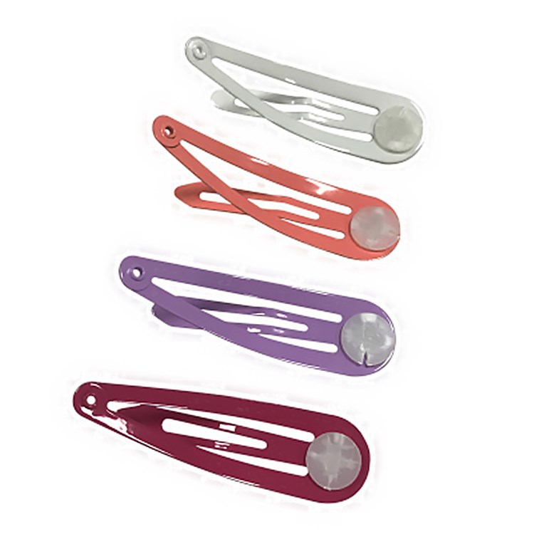 Set de Broches BB en Colores Pastel - Pinzas Laterales para Niños con Acabado en Esmalte