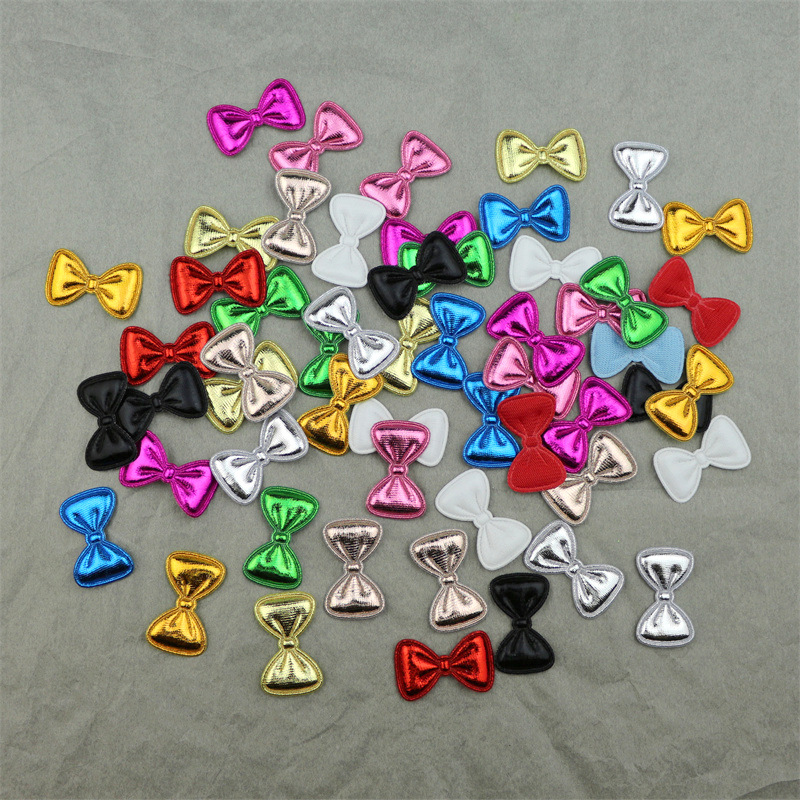 Moños de Tela Dorada de 3cm - Componentes para Decoración de Pasteles, Accesorios de Pelo y Manualidades - Proveedor Mayorista