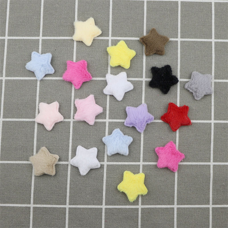 Estrellas de Piel Sintética de 2.8cm - Componentes para Fabricación de Accesorios de Pelo, Ropa de Muñecas y Manualidades - Proveedor Mayorista