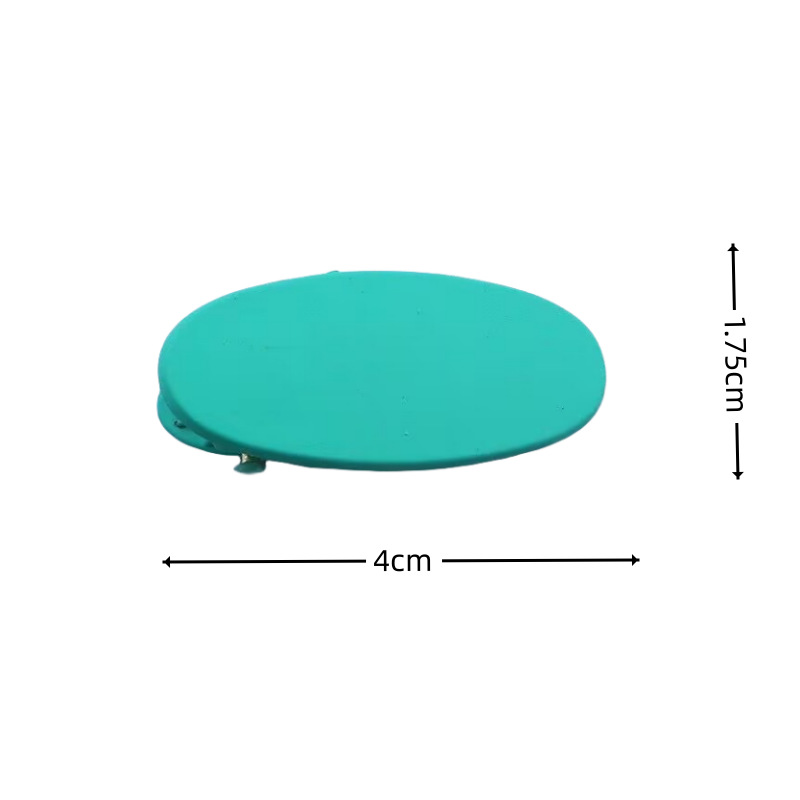 Pinzas de Pato Ovaladas en Colores Pastel - Accesorios para Flequillo con Acabado Mate Sin Marcas 