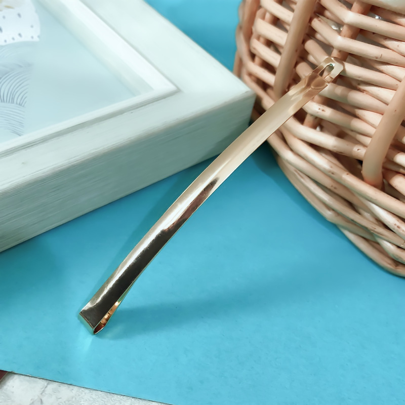 Pinzas Rectas Coreanas con Agujeros - Accesorios para Cabello con Letras Inglesas