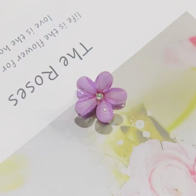 Pinzas Mini de Camelia para Mayoristas - Accesorios para Cabello de Aleación con Diseño Dulce 