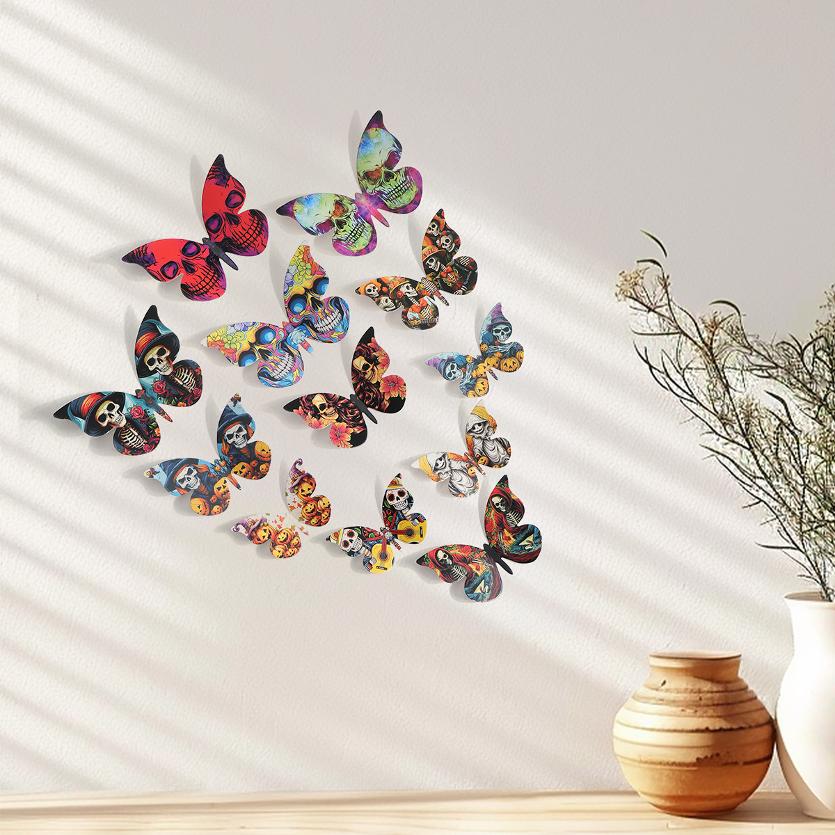 Mariposas 3D de Papel para Fiestas - Decoración de Mesas y Paredes para Ambientación Festiva - Colores Vibrantes para Eventos y Mayoristas - Ideales para Exportación
