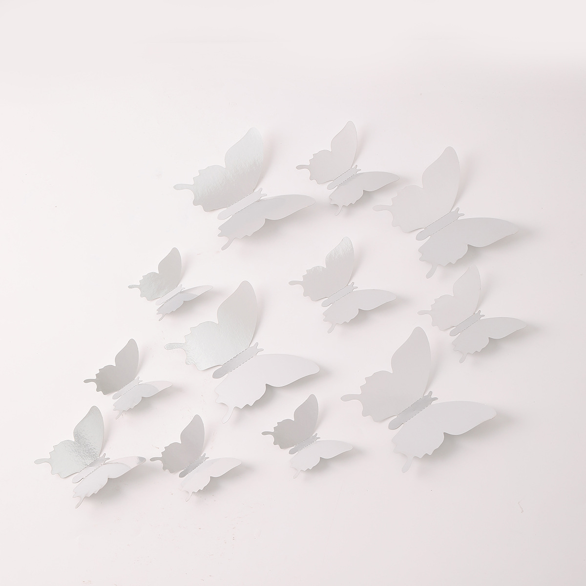 Mariposas 3D Brillantes - Nuevo Diseño Populares para Fiestas - Decoración para Paredes, Escaparates y Fondos de Fotos - Ideales para Eventos y Mayoristas