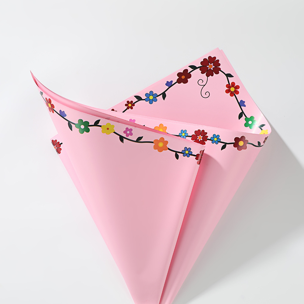 Papel de Estilo Europeo para Envolver Flores - Estampado Multicolor de Pequeñas Flores - Papel Impermeable Extra Grueso - Suministro Exclusivo para Mayoristas Internacionales