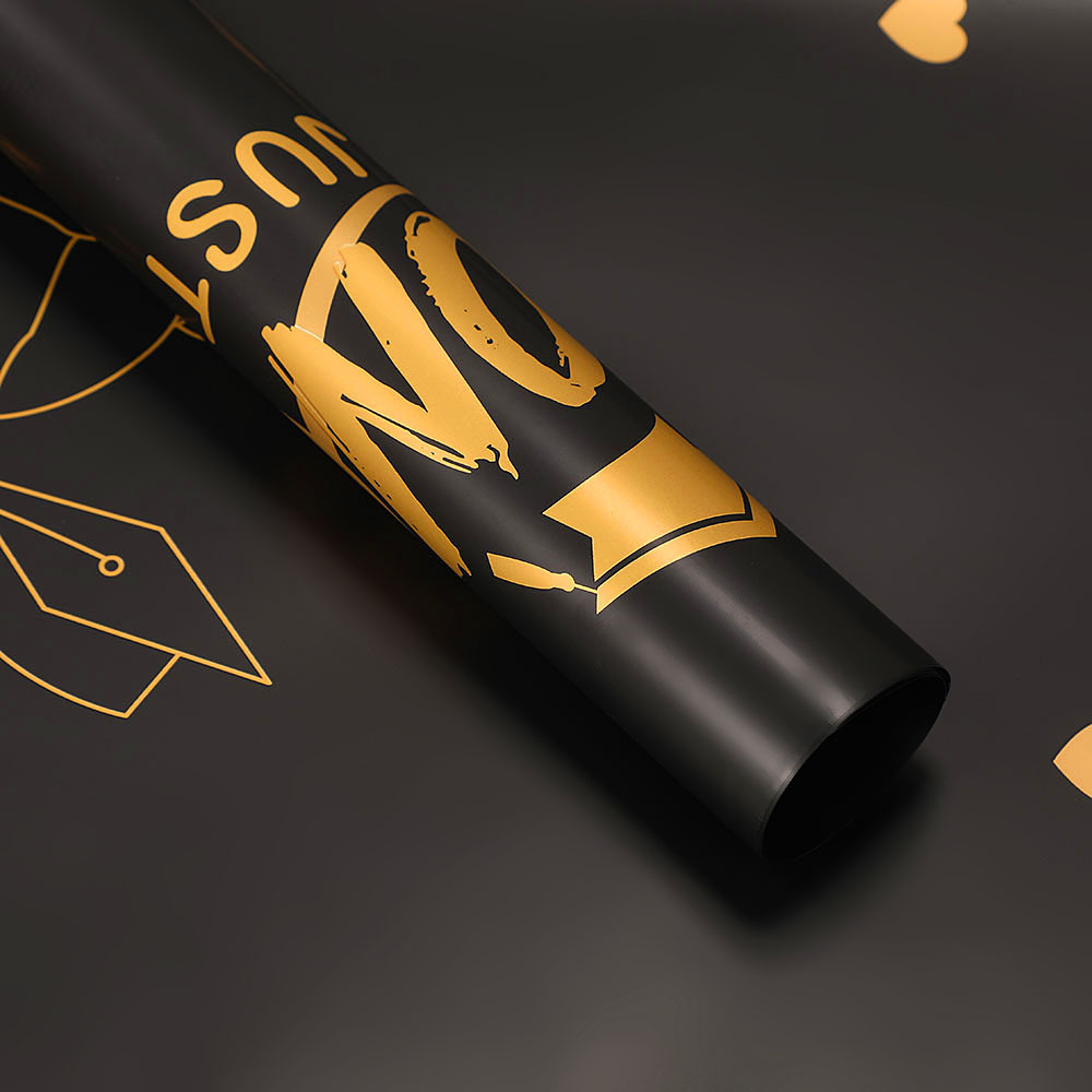 Papel para Flores de Lujo con Diseño Bicolor e Impresión Inglesa - Estilo Europeo Elegante (Tipo Ouya) - Nuevo Diseño 2024 Impermeable - Venta al por Mayor para Floristerías