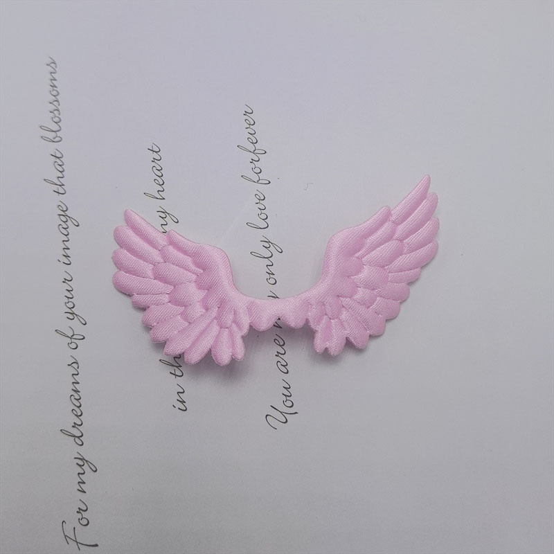 Alas de Ángel de Satén con Estampado por Ultrasonido - Componentes para Decoración de Pasteles, Fabricación de Accesorios, Ropa y Juguetes - Proveedor Mayorista 